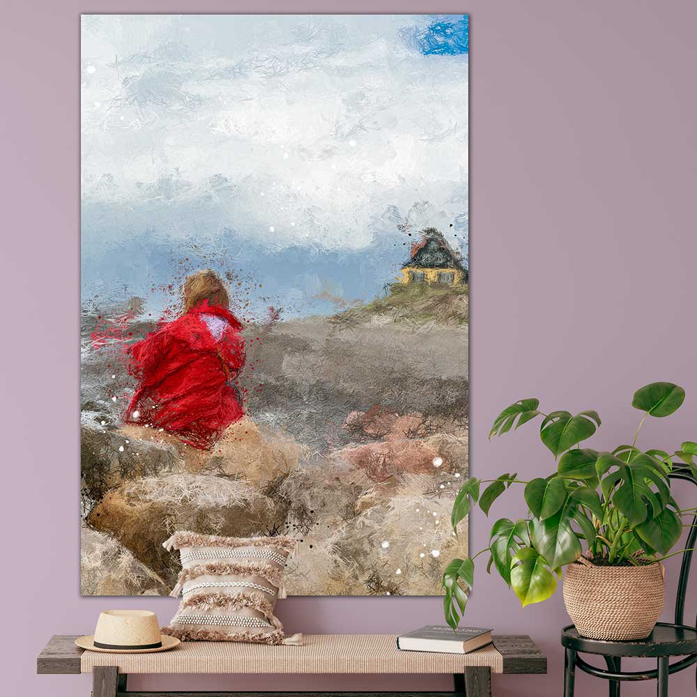 Strand plakat til væggen fra Skagen