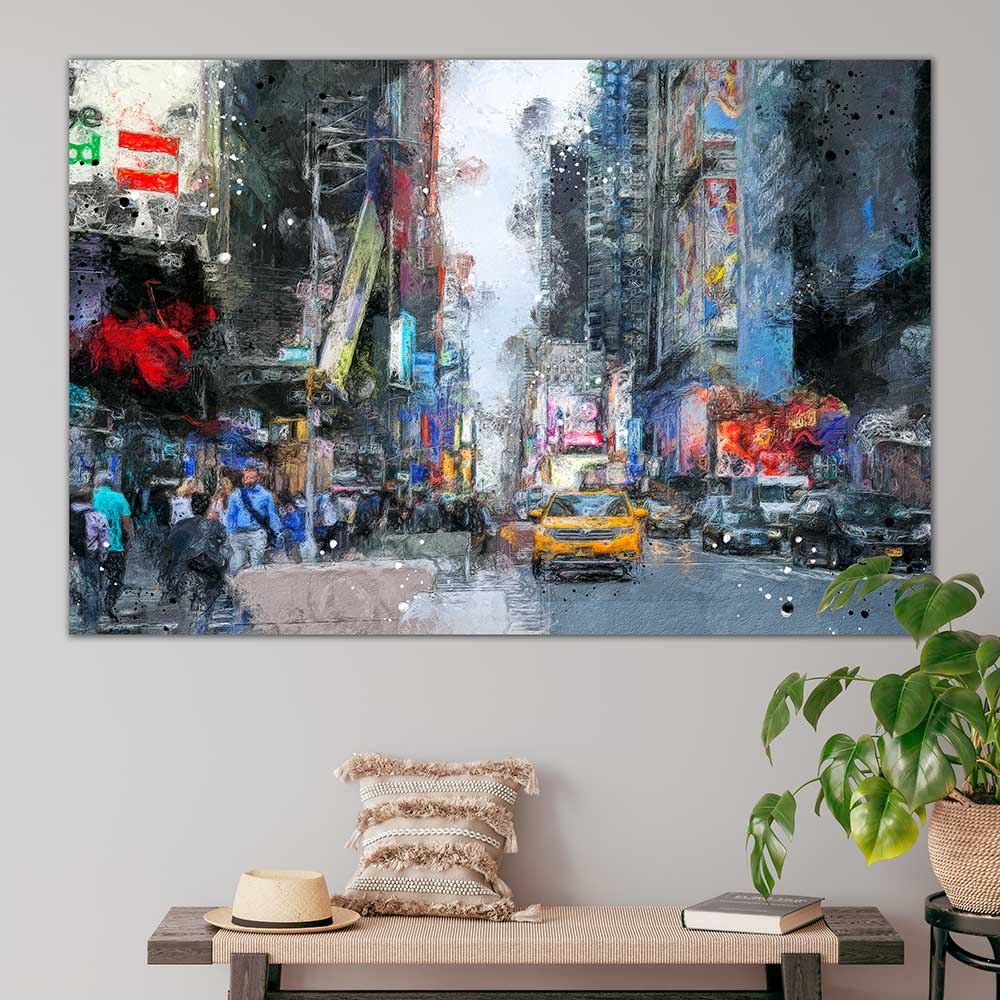 Stor plakat til stuen New York city streets