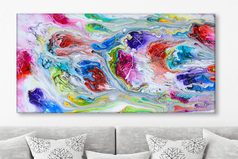 Moderne kunst til væggen