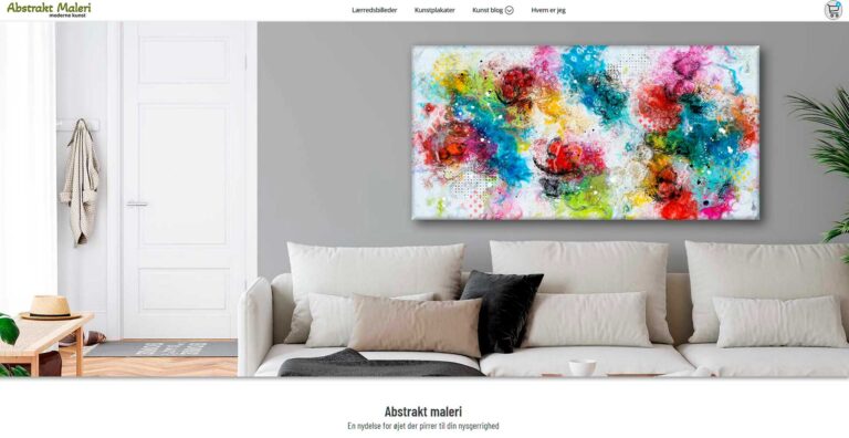 Webshop Abstrakt Maleri abstrakt-maleri.dk