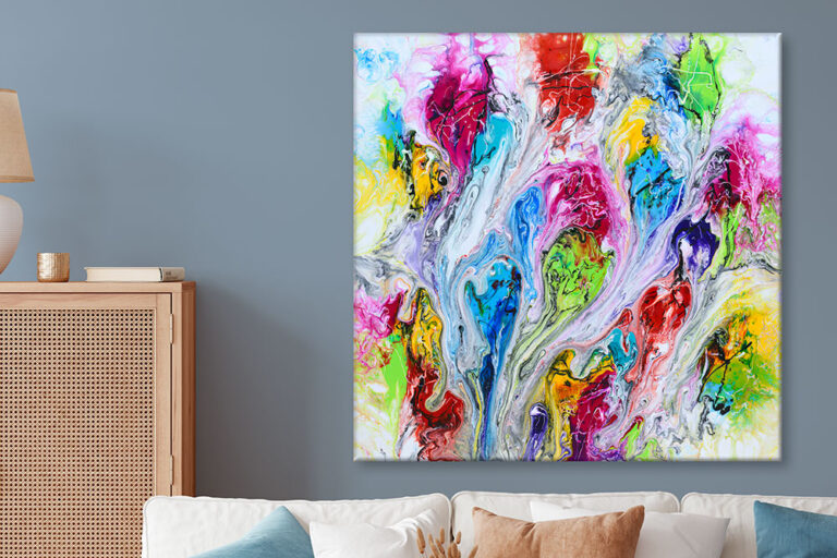 Moderne abstrakt kunst til væggen