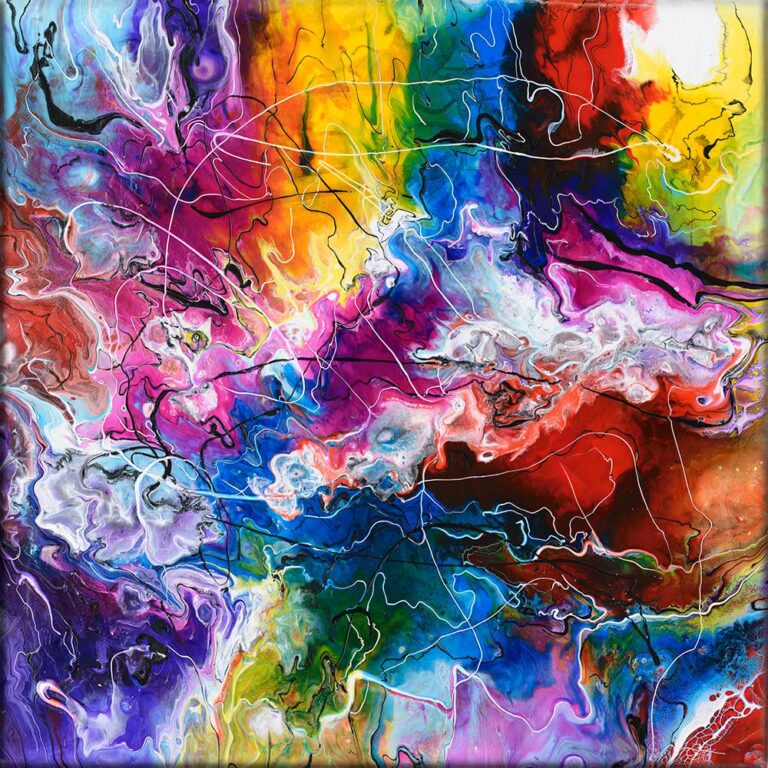 Colorize I – lille maleri med farver