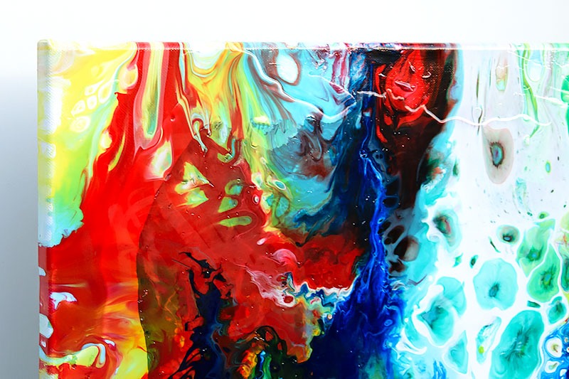 Detaljer af klassisk maleri Brilliance II 40x120 cm