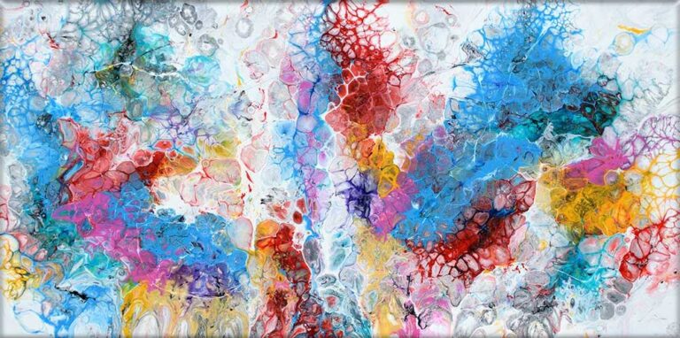 Unbound II – moderne akrylmaleri