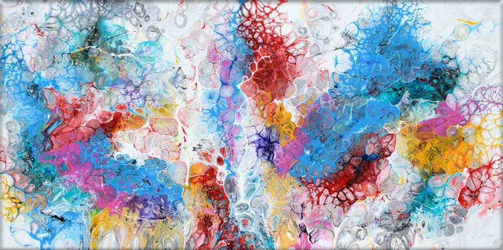 Unbound II – moderne akrylmaleri