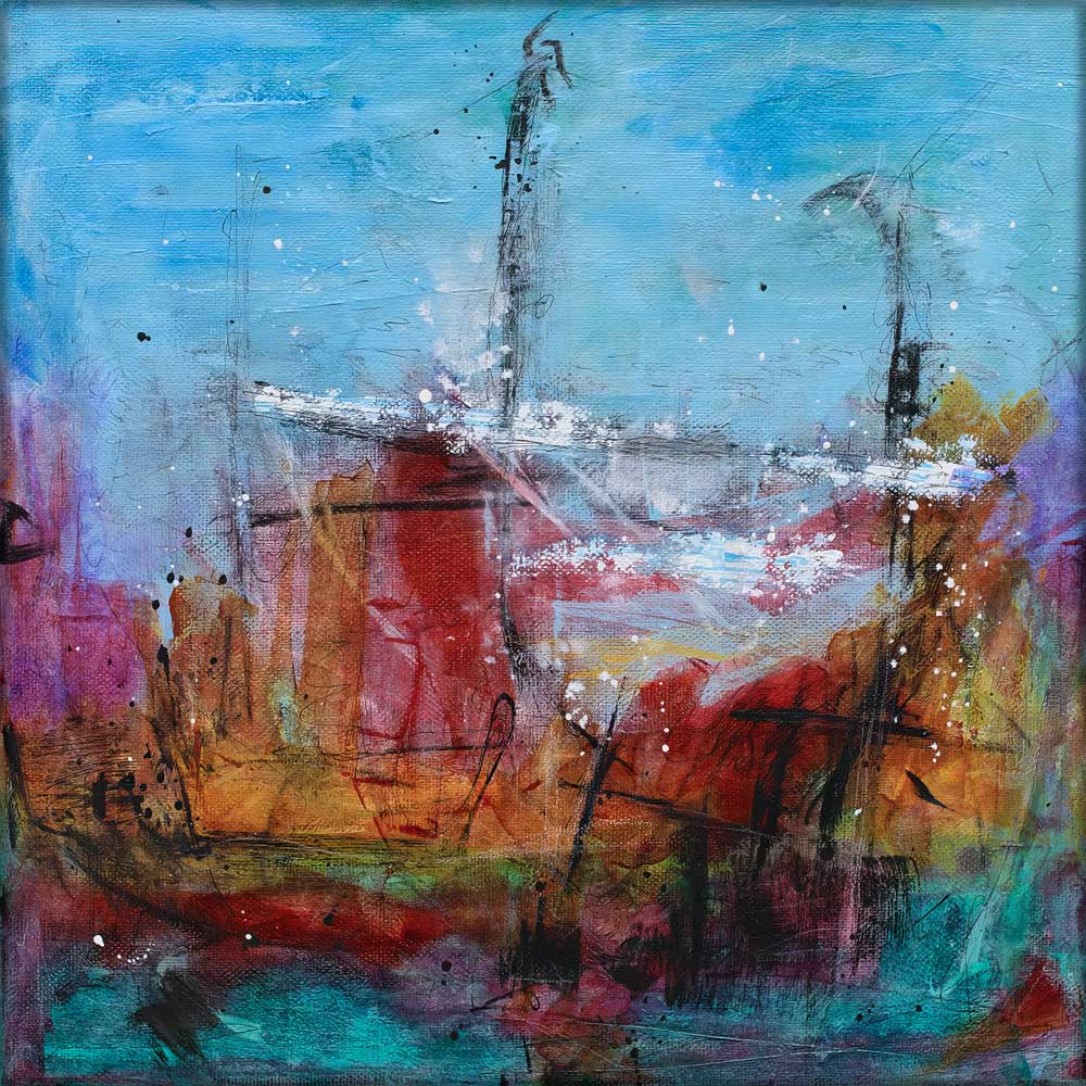Thoughts I – moderne maleri til stuen