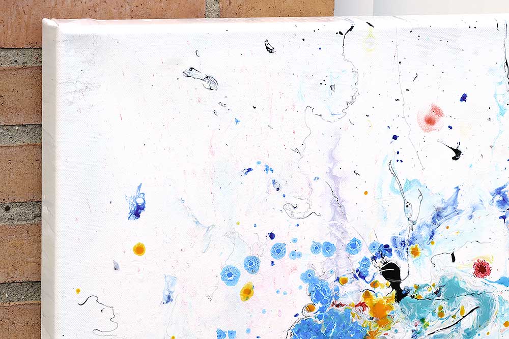 Detaljer af stort billede Eruption I 100x200 cm