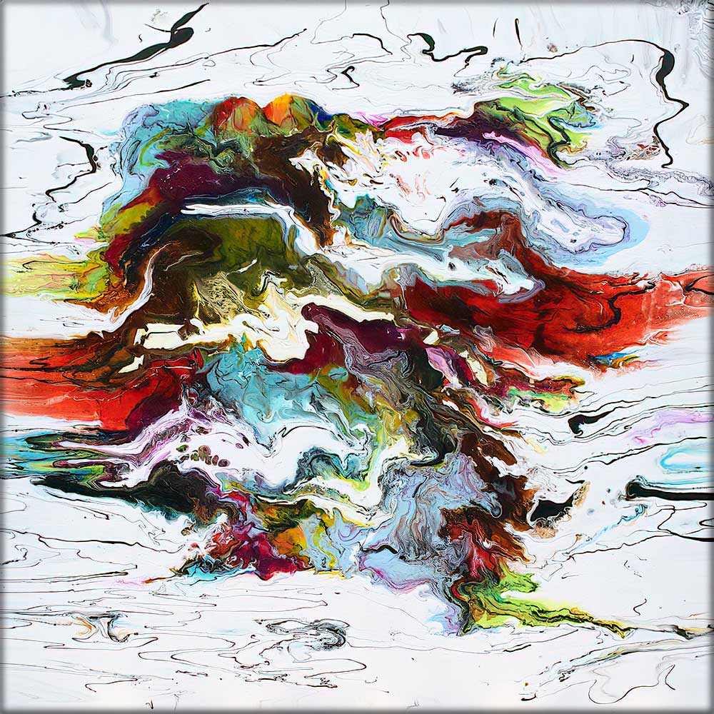 Moderne maleri kunst Alloy II