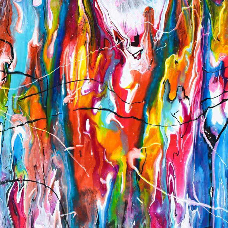 Farverig plakat kunst Heroic VII