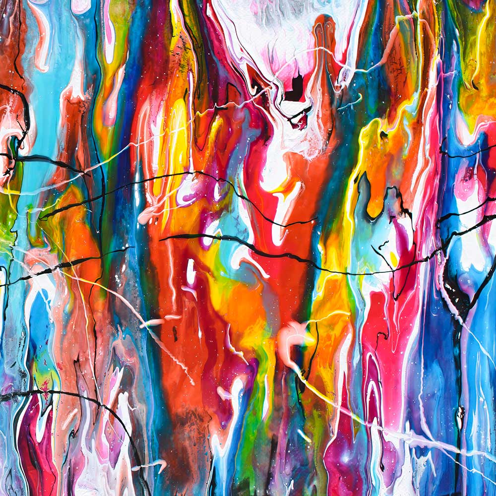 Farverig plakat kunst Heroic VII