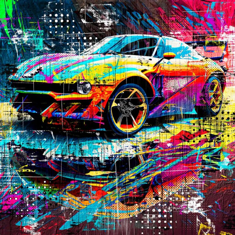 Popkunst bil plakat Cars II