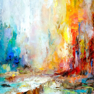 Abstrakt kunst plakat Wilds I