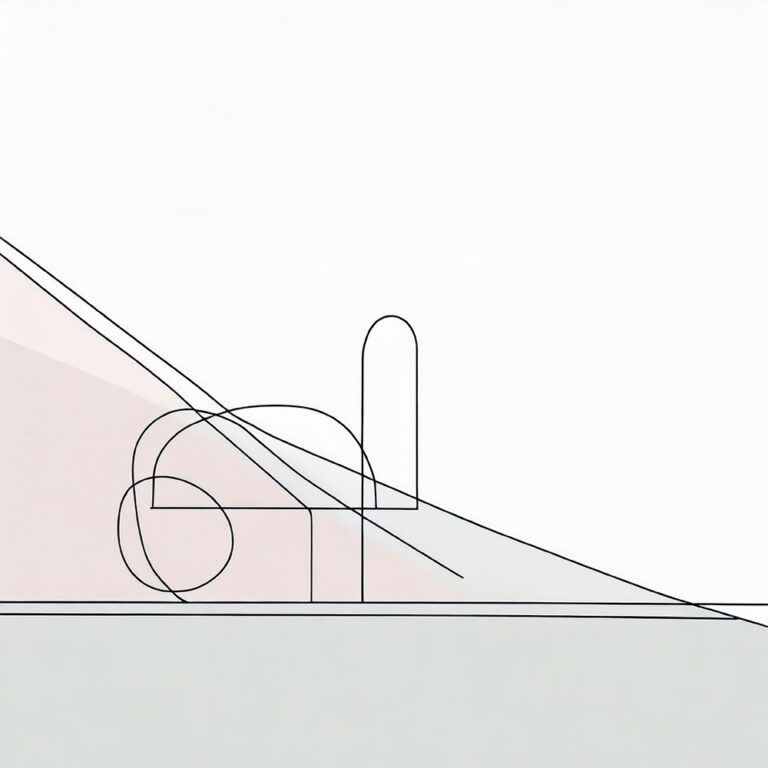 Minimalisme moderne plakat Lines II