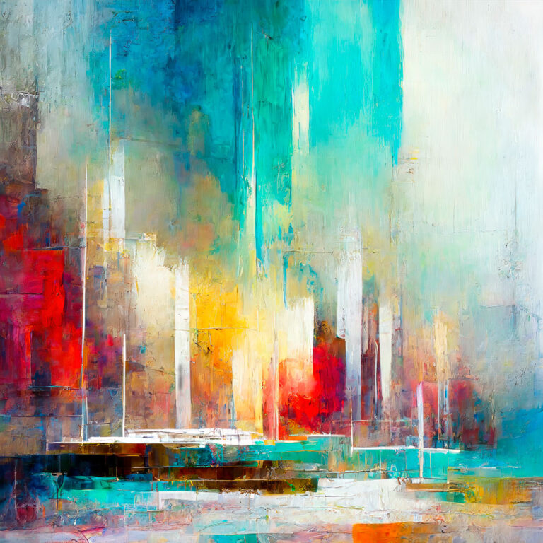 Moderne abstrakt plakat Dreams II