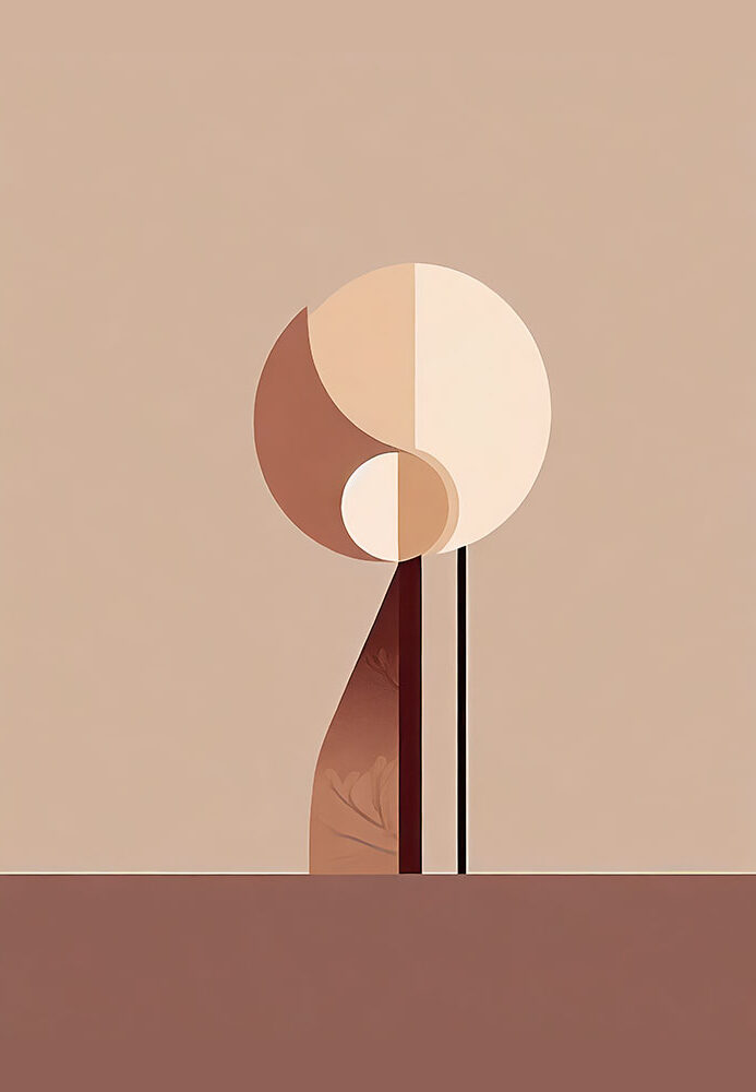 Moderne minimalisme plakat Shapes I