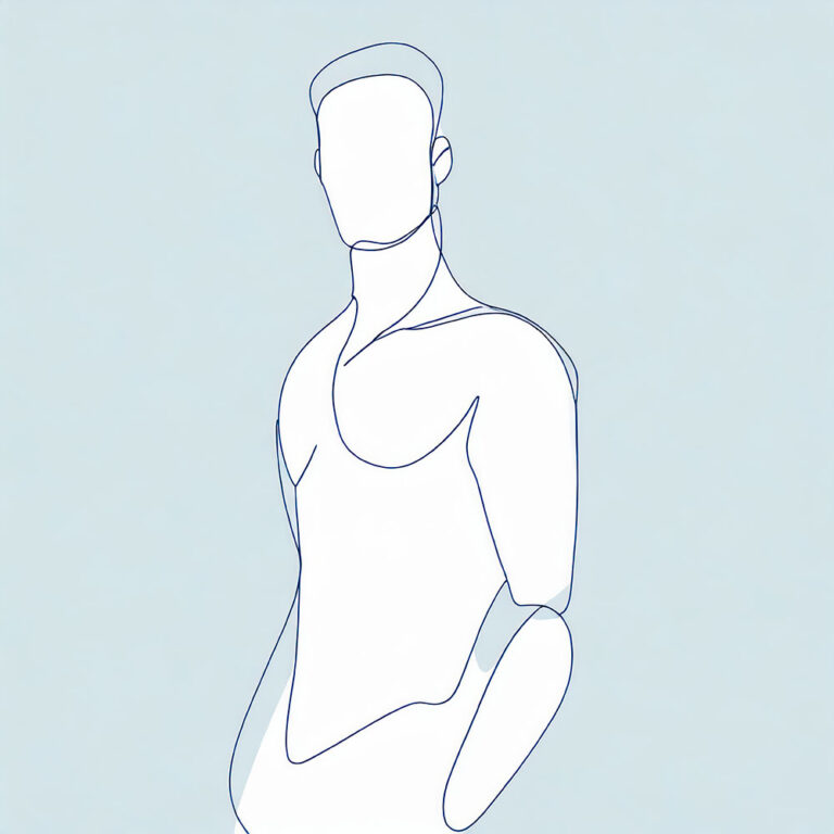 Plakat minimalistisk kunst Portraits II