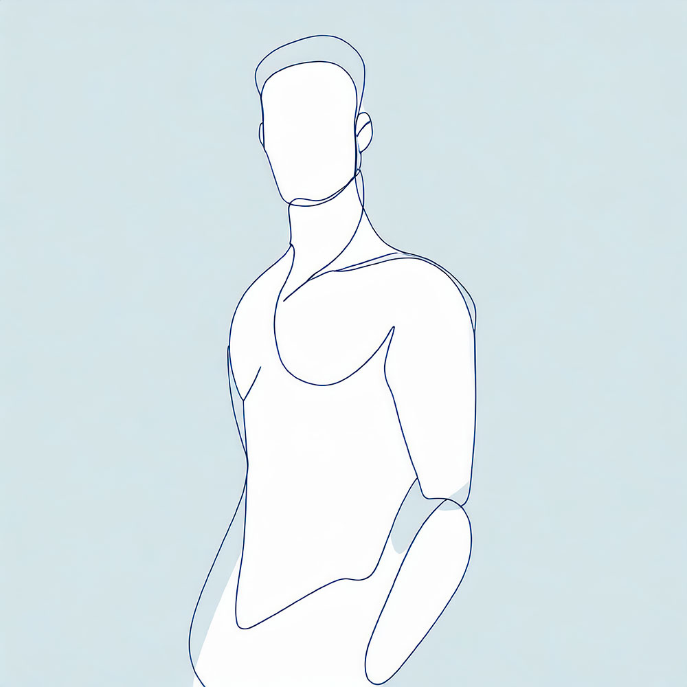 Plakat minimalistisk kunst Portraits II
