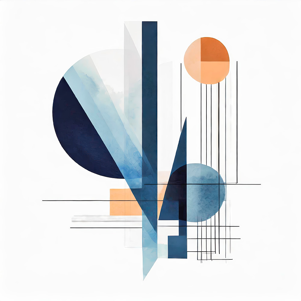 Bauhaus moderne plakat Relieve II