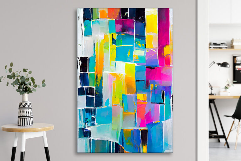 Ekspressionisme kunst med farver