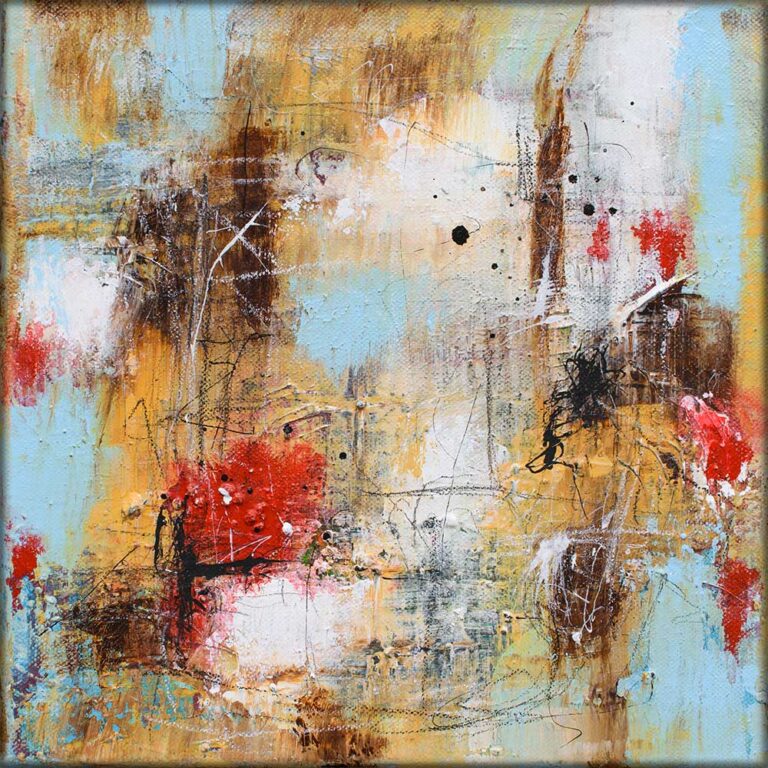 Abstrakt kunst maleri Rustic I