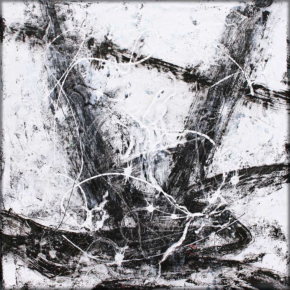 Maleri abstrakt minimalisme Path I