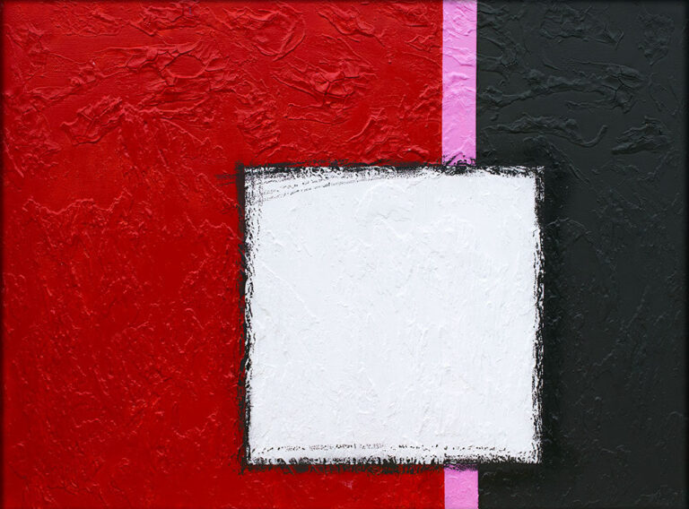 Minimalistisk rødt maleri Reds I