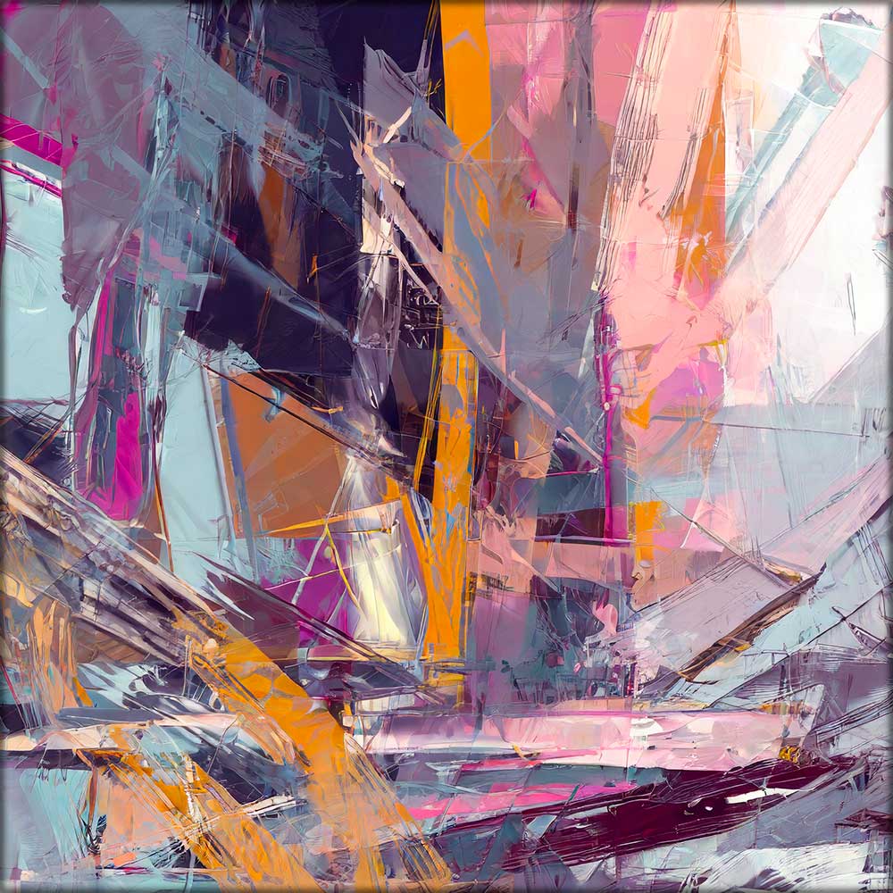 Abstrakt kunstbillede Debris III