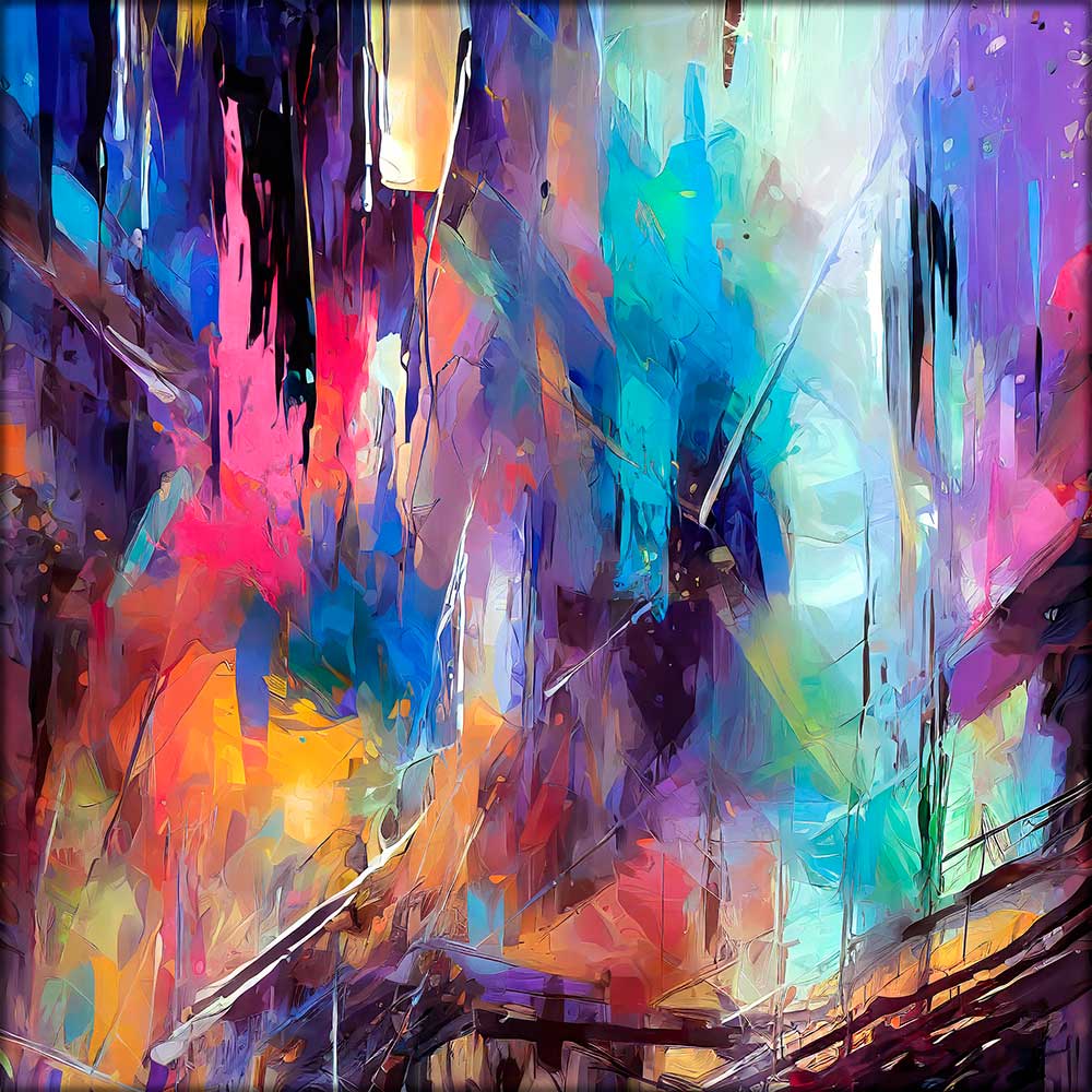Flot abstrakt billede Bound II