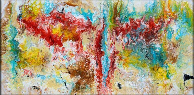 Kunst maleri abstrakt Pulse III