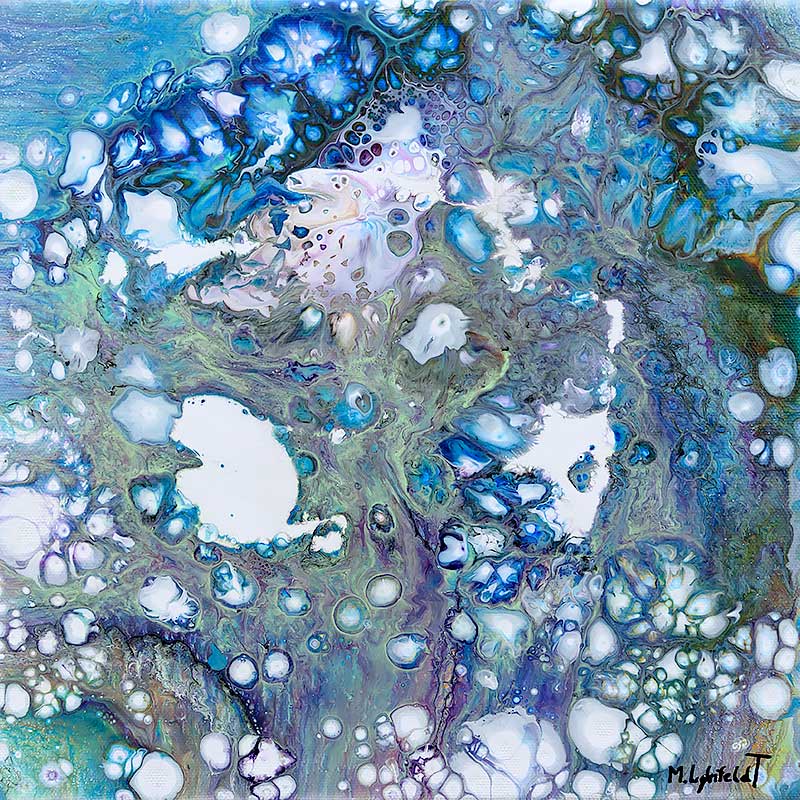 Lille kunstmaleri Serenity II