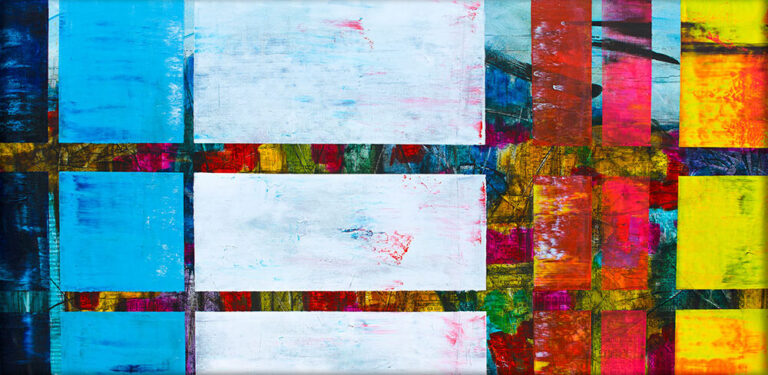 Maleri kunst moderne Silence I