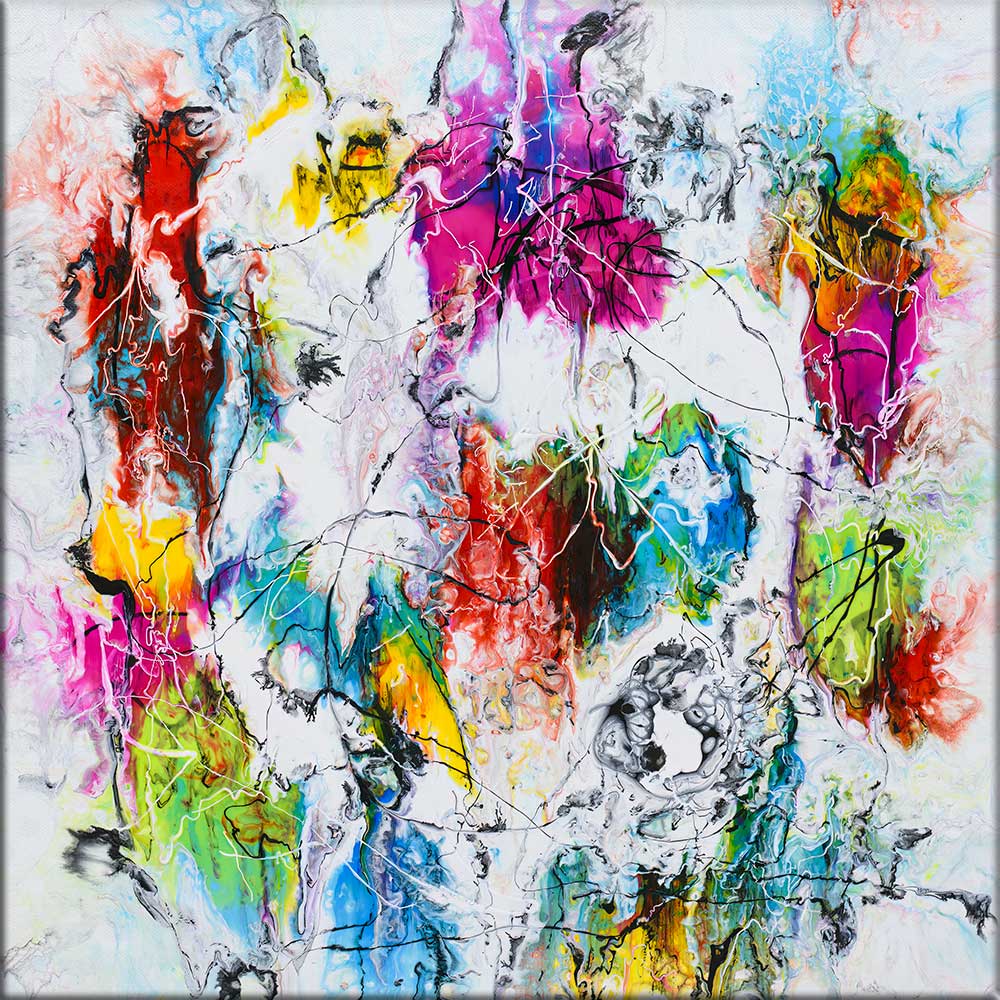 Maleri med moderne kunst Opus IV