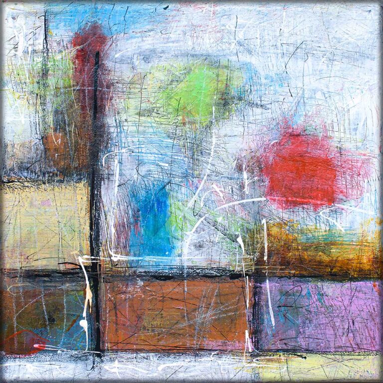 Kunstmaleri abstrakt Beneath II