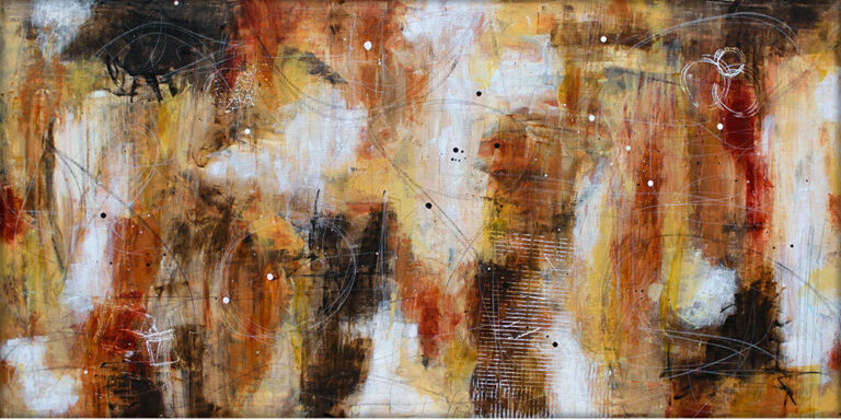 Adept I – moderne maleri brune farver