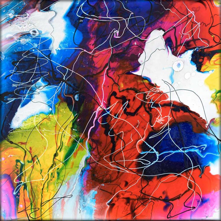 Streams I – lille billede med kunst