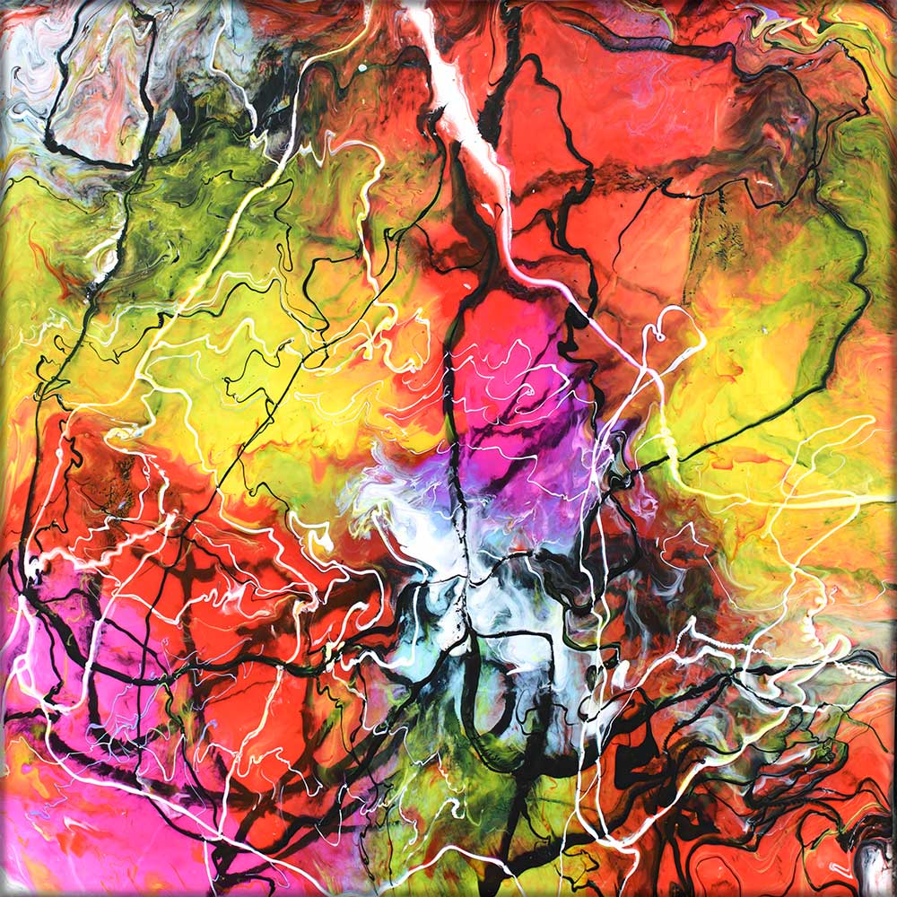 Amaze IV – lille maleri med kunst