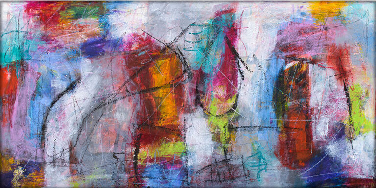 Pulse IV – abstrakt kunst maleri