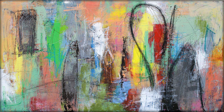 Traces I – maleri til stuen