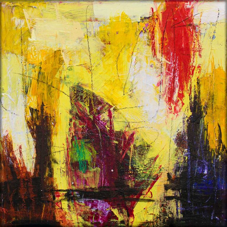 Alloy VII – lille gult maleri