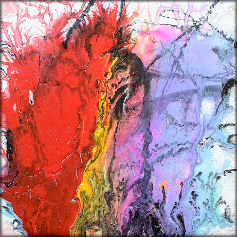 Moderne akrylmaleri Fluctuation II