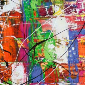 Vibrant III - flot moderne plakat