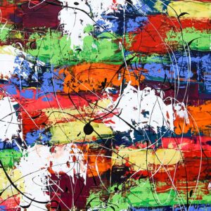 Vibrant VI – canvas billede med farver