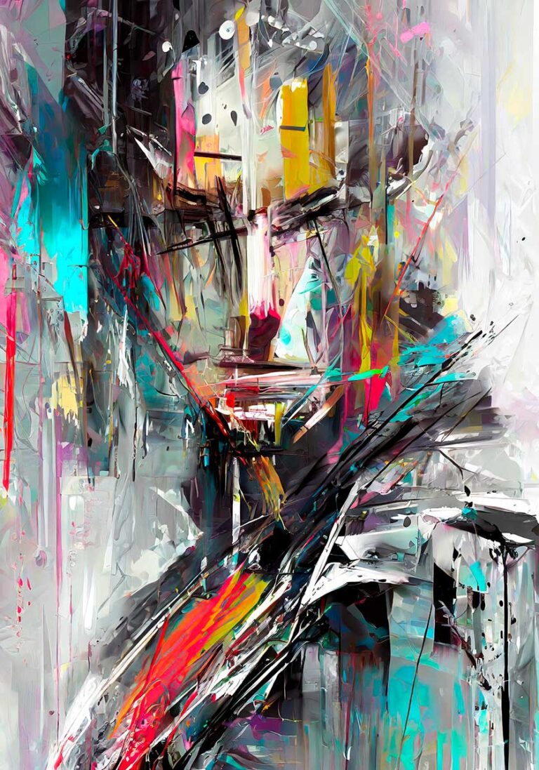 Engage II - moderne kunstplakat