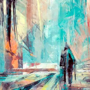 Evade I - kunstplakat abstrakt