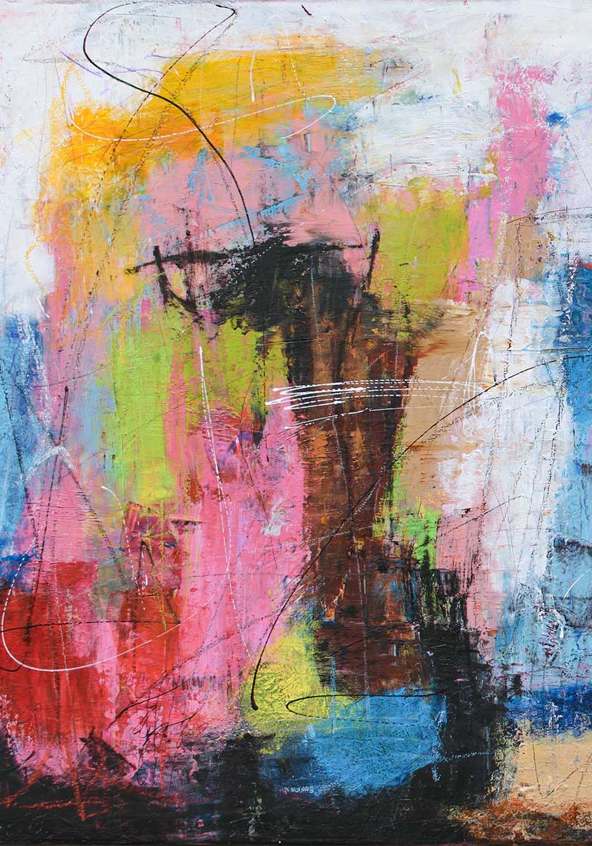 Unbound VIII - abstrakt moderne canvas billede