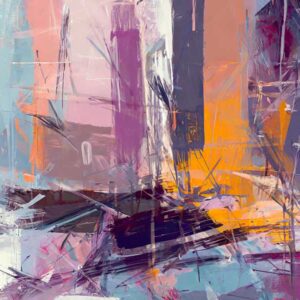 Debris I - aflang plakat moderne